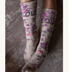 Magnolia Pearl LIMITED Big Dipper OTK Floral Love Socks in Frida